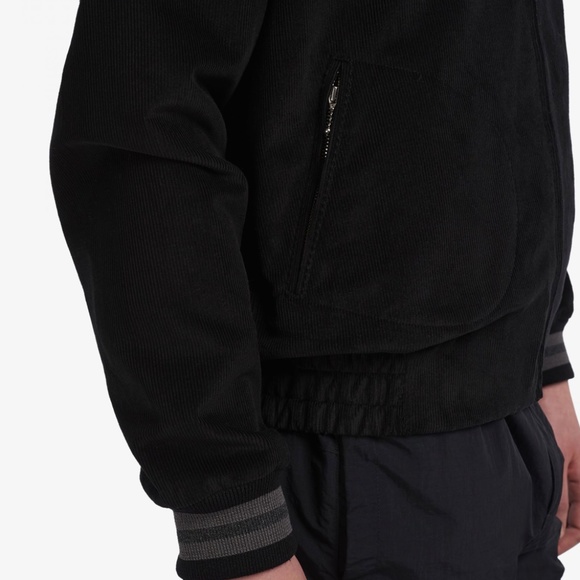 Fred Perry Black Cord Bomber Jacket - J4868 - Size Small - MSRP $400 - BNIB - Picture 4 of 7